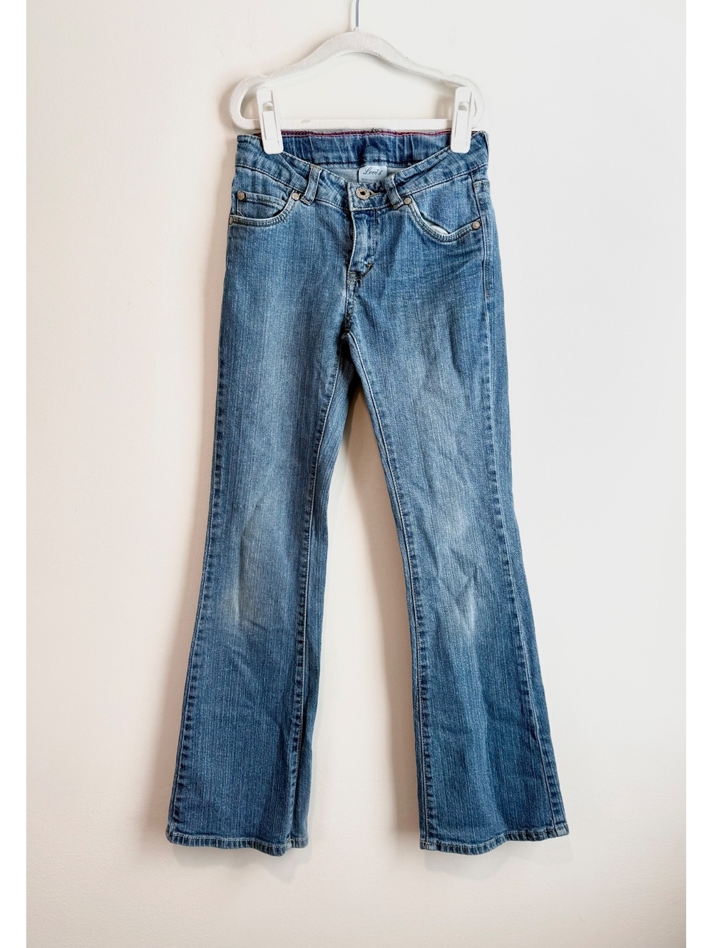 Levi's Girls' Size 10 Regular Blue Denim Jeans